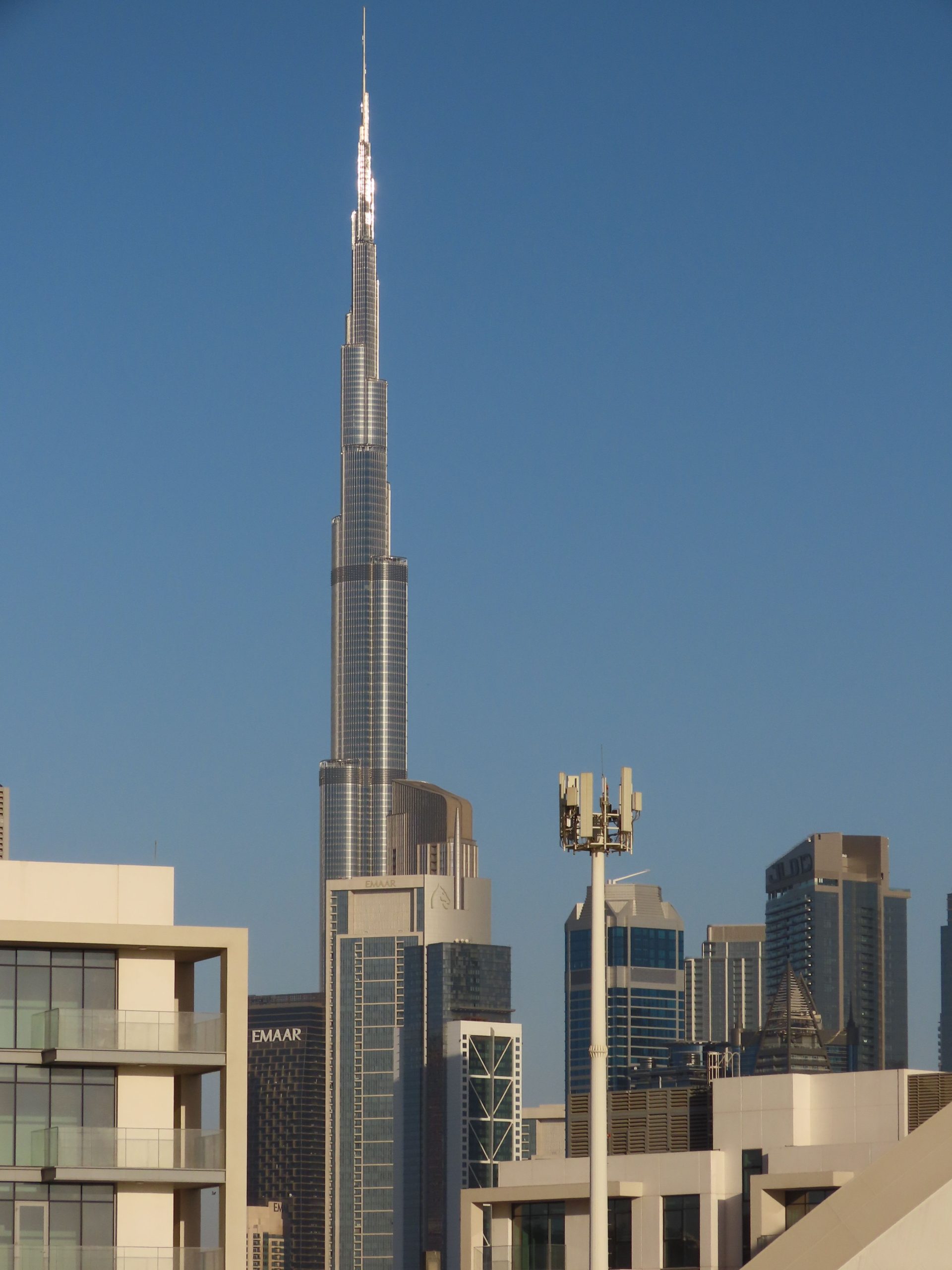 Burj Khalifa in Dubai skyline at sunrise Wanderwise travel agency in India