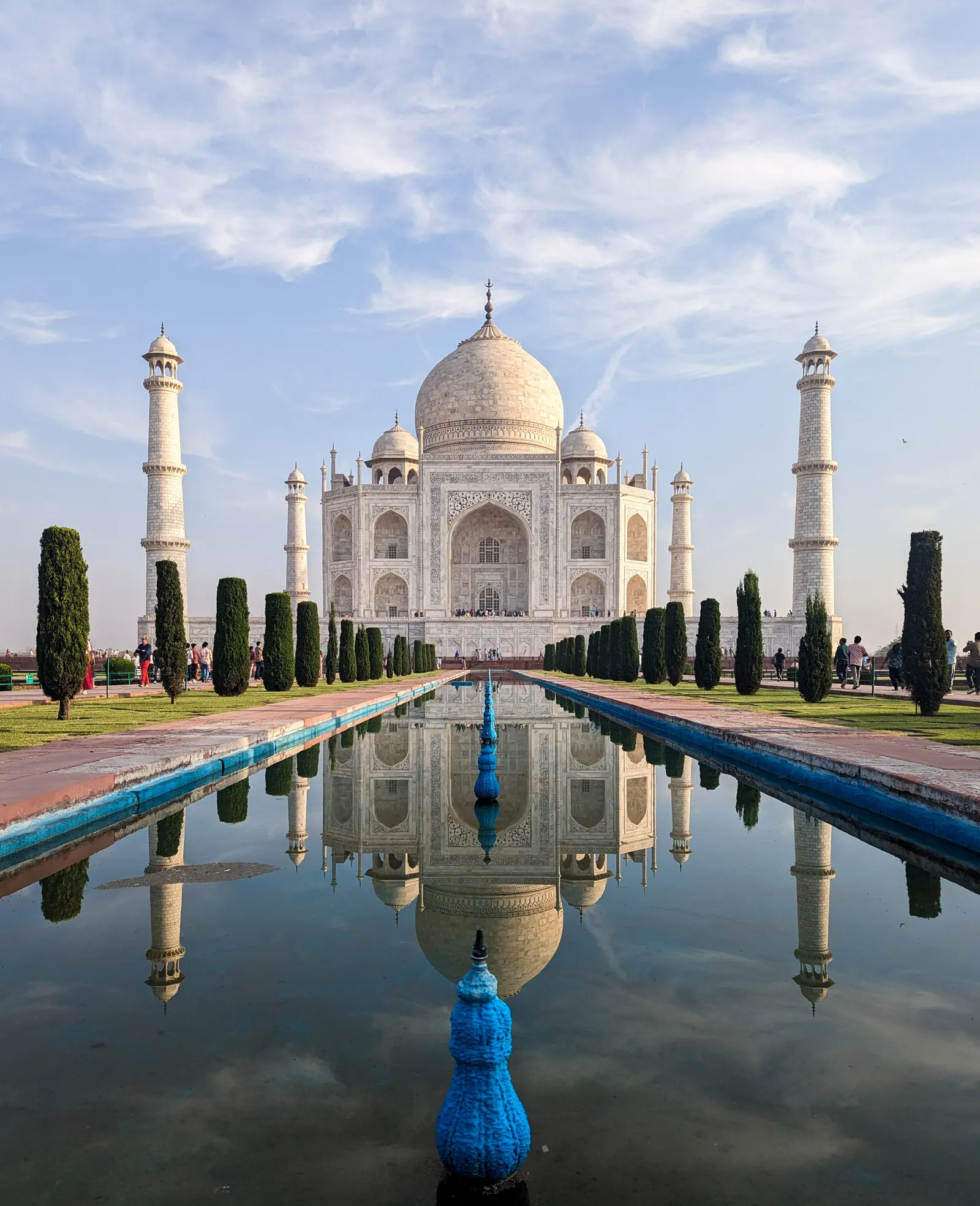 Taj Mahal reflection at sunrise, a top stop booked through WanderWise, a trusted travel agency in India